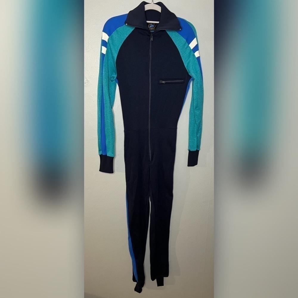 Odlo of Norway women's 90s retro one‎ piece ski outdoor snow suit jumpsuit